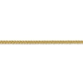 thumbnail image 3 of 14k Or Jaune 20 Pouces 2.6mm 3 Fils Chaîne Collier Pendentif Spiga, 3 of 9