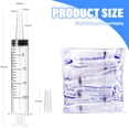 thumbnail image 4 of GFDYREE 4 Pack 20ml Syringes Plastic Syringe with Cap Seringue 20 ml for Scientific Labs and Dispensing Multiple Uses Measuring Syringe Tools, 4 of 7