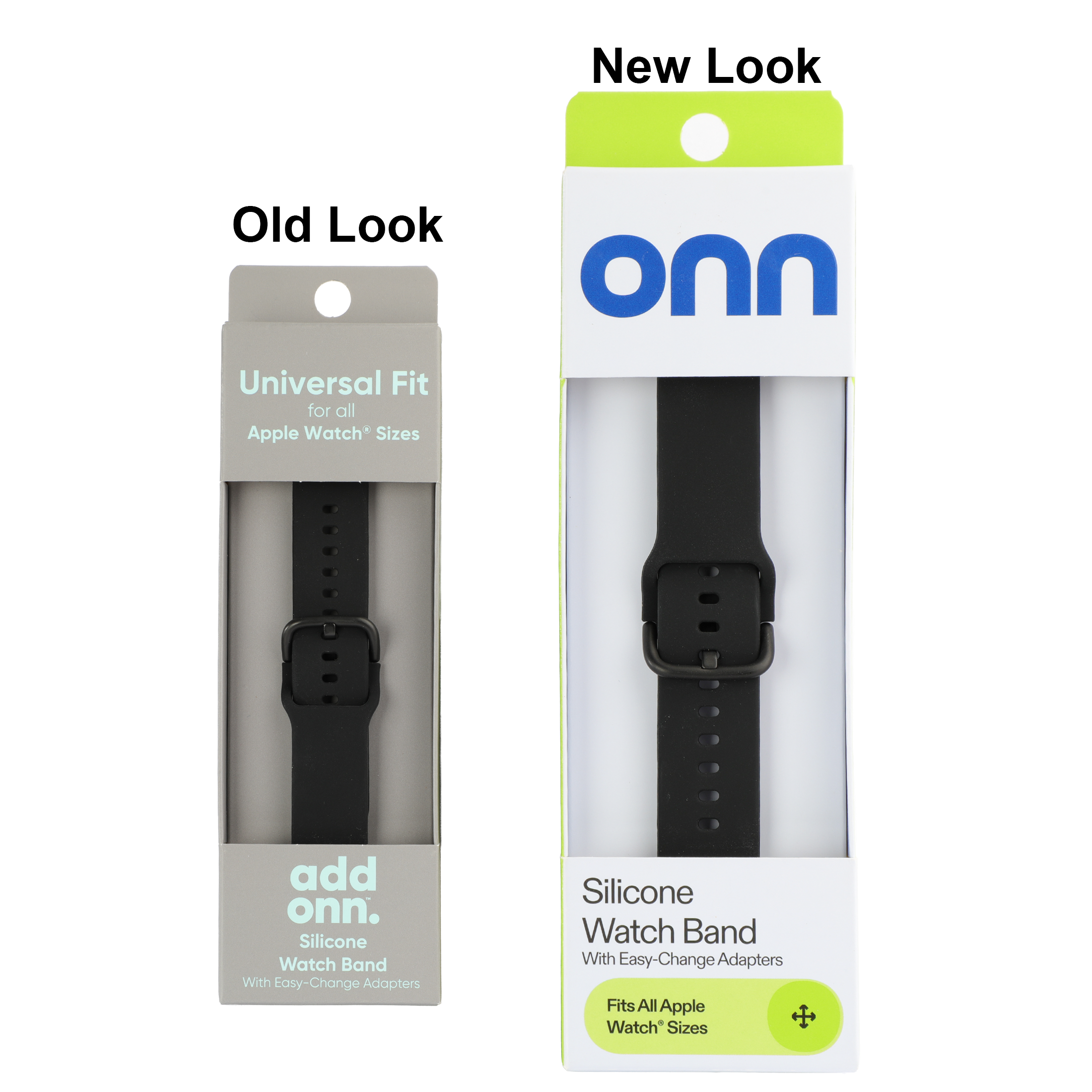 onn Silicone Smart Watch Band 20mm - Black photo 3