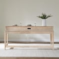 thumbnail image 3 of Liberty Furniture Brentwood Console Bar Table with AC, USB Charging Station - Sandstone Oak Wood, 3 of 10