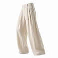 thumbnail image 2 of Blmnix Low Rise Mens Pants Work Pants Chinos Baggy Business Casual Pants Pant Long Yellow Wide-Leg Mens Pants Casual,XXL, 2 of 6