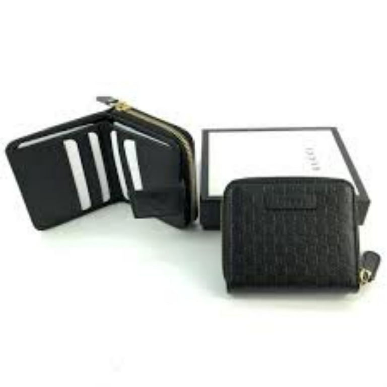 Gucci Money Clip Wallet MicroGuccissima Black in Leather with Silver-tone -  US