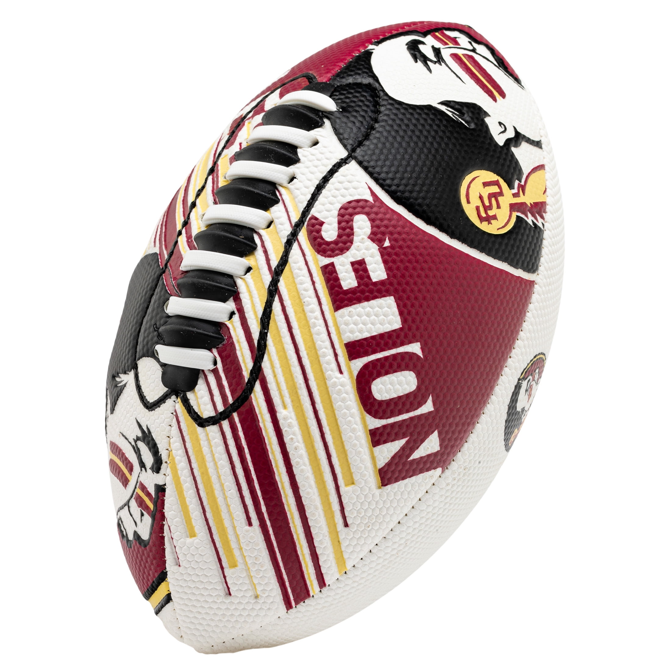 NCAA Florida State Football - Youth Mini Football - 8.5" Football- SPACELACE Easy Grip Texture- Perfect for Kids !