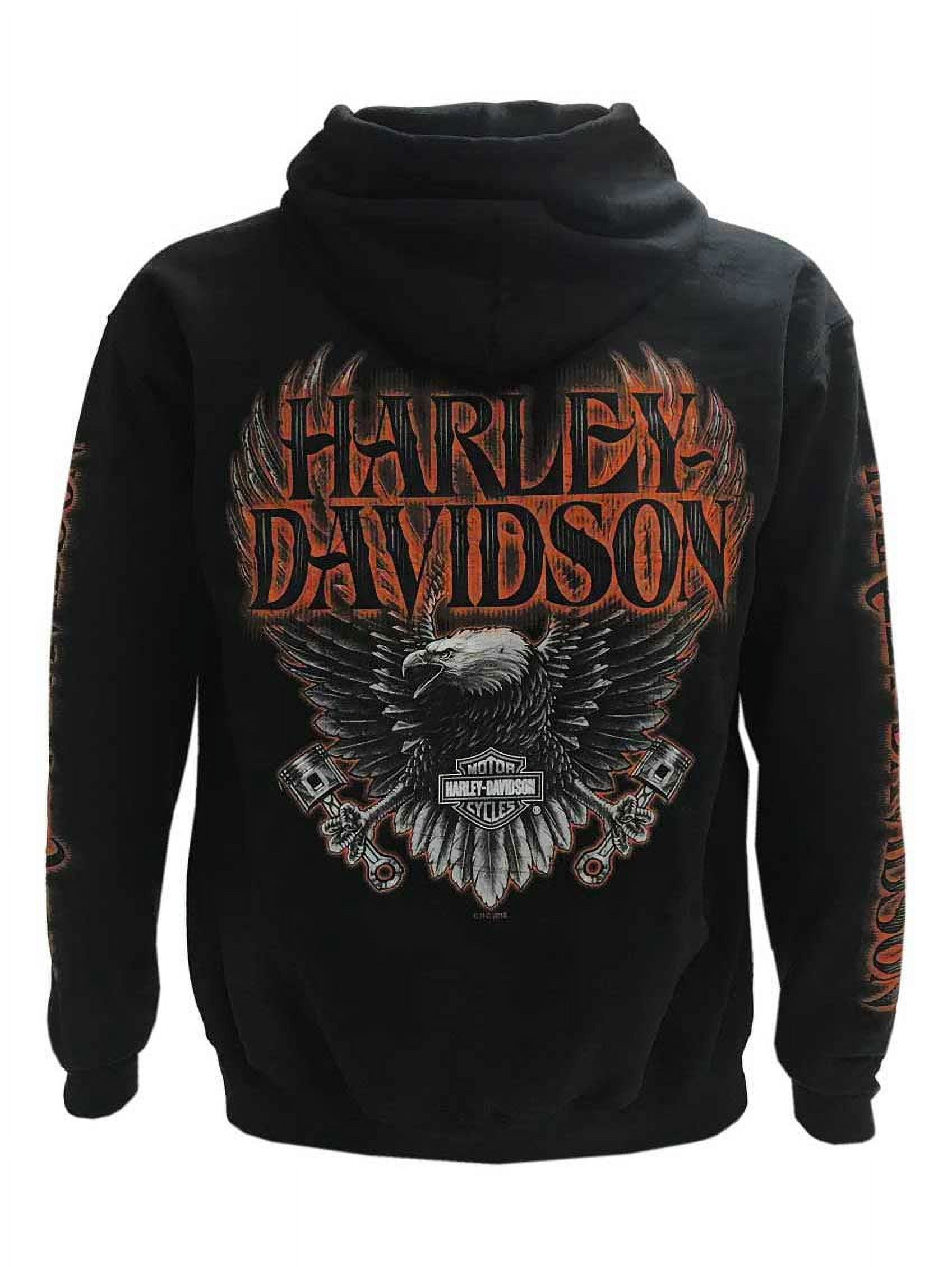 Harley-Davidson Men's Eagle Piston Long Sleeve Full-Zip Hoodie, Black (5XL), Harley Davidson - Walmart.com Harley-Davidson Men's Eagle Piston Long Sleeve Full-Zip Hoodie, Black (5XL), Harley Davidson - Walmart.com