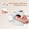 thumbnail image 2 of Cama ortopédica para perros EHEYCIGA, espuma viscoelástica, impermeable, rosa polvoriento, 2 of 9