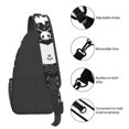 thumbnail image 5 of Kuromi Sling Bag Crossbody Sling Backpack Chest Bag Daypack Purses Shoulder Bag For Women Men Travel Hiking, 5 of 7