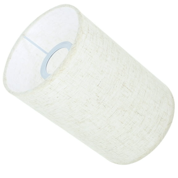 IBASETOY Table Lamp Shade Drum Lampshade Linen Beige Modern Design 1 Set