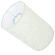 IBASETOY Table Lamp Shade Drum Lampshade Linen Beige Modern Design 1 Set