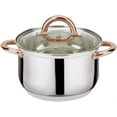 thumbnail image 3 of J&V TEXTILES 6-Piece Stainless Steel Casserole Set Pots and Lids, 3 of 3
