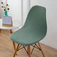 thumbnail image 2 of Funda de silla de terciopelo de grano de maíz elástico, tela de color sólido simple, funda de pelo engrosada para silla de comedor de hotel para el hogar, 2 of 5