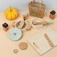 thumbnail image 1 of Wooden Mini Kitchen Toys Cookware Pot Pan Cook Pretend Play Educational House Toys For Children Simulation Kitchen Utensils Girl, 1 of 7
