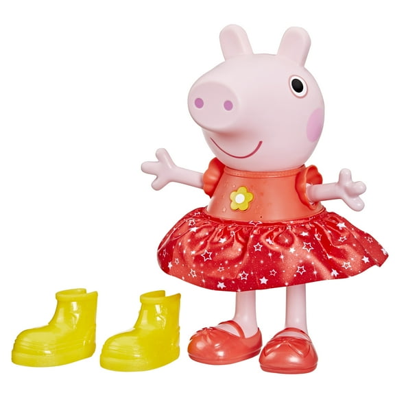 Peppa Pig Toys Peppa’s Muddy Puddles Party Doll, Musical Toys for Girls and Boys Ages 3 