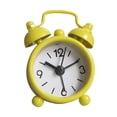 thumbnail image 3 of 3xMini Precioso Reloj Despertador Analógico de Doble Campana para Decoración de Dormitorio Infantil Amarillo 6 piezas, 3 of 7