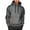 Dark Gray001, variant on qolati Hoodies for Men Cargo Pullover Sweatshirt Hooded Lightweight Fashion Drawstring Fleece Winter Warm Athletic Workout Tops with Zipper Pockets Black L