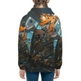 thumbnail image 6 of Kdxio Steampunk Mechanical Butterfly Pattern Kids Boys Girls Zip Up Hoodie 3D Printed Hooded Sweatshirt Hoody Coat with Pocket 7-12 Y-Small, 6 of 6