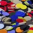 thumbnail image 3 of FabricLA Craft Felt Circles Gold | Bulk Assortment | 1-Inch Diameter | Perfect for DIY Projects & Decorations 200 pieces, 3 of 4