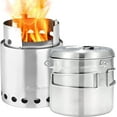 thumbnail image 2 of Solo Stove Titan & Pot 1800 Set: Portable, Wood Burning Campstove + 1,8 L Pot | Incl. Nylon Sack, For 2-4 People, 304 Stainless Steel, 2 of 6