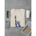 thumbnail image 3 of Independence Statue Of Liberty T-Shirt Men -Image by Shutterstock, Male XX-Large, 3 of 4