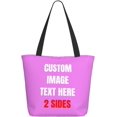 thumbnail image 1 of Custom Tote Bag With Logo Photo, Custom Bag, Personalized Shopping Bags Reusable Grocery Bags Bulk For Work Travel Gifts, 1 of 8