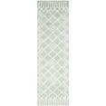 thumbnail image 1 of Safavieh Casablanca Shag 6' X 9' Hand Tufted Rug in Blue and Ivory, 1 of 9
