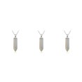 thumbnail image 4 of yingyy Hexagon Column Charm Exquisite Men Handmade Holiday Anniversary Hanging Pendants Pointed Colorful Crystal Chain Stone 3Set, 4 of 6