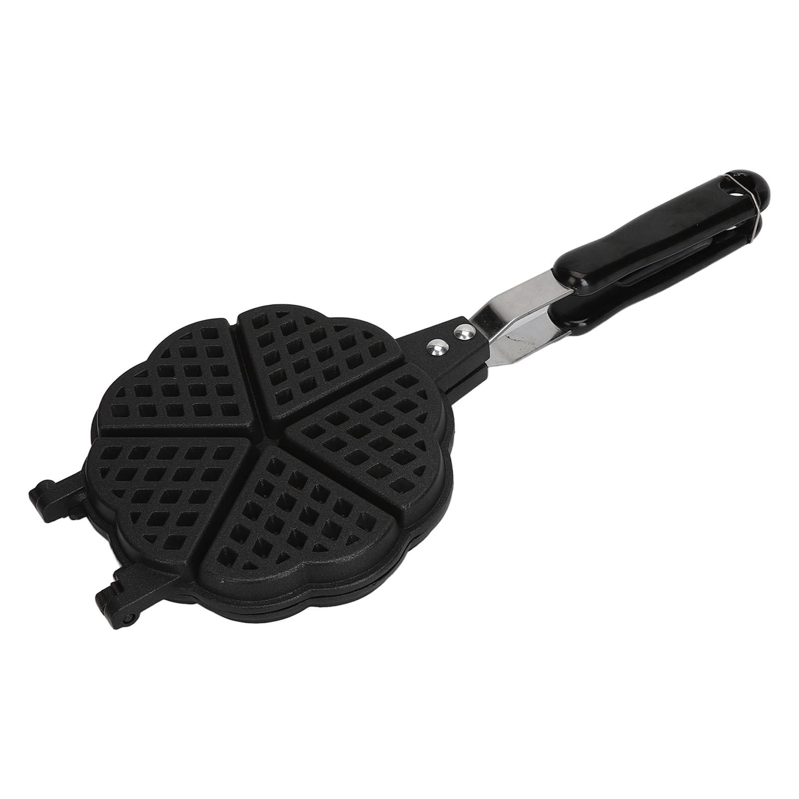 YAHHU 5.9in Portable Mini Waffle & Sandwich Maker – Aluminum Alloy, Non‑Stick, Easy‑Clean, Multi‑Functional Cooking Pan