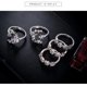 thumbnail image 4 of 5pcs Fijaron Los s Cristalinos De La Estrella De La Luna Para El Boho Del Nudillo De La Boda De La De La Zulema Moon Star Crystal Rings, 4 of 8