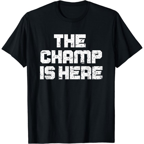 Funny Fantasy Football The Champ is Here T-Shirt