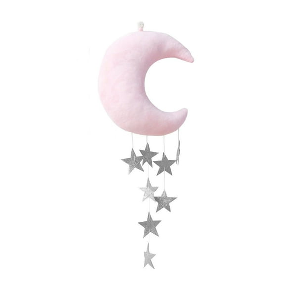 Cheers Fond de Mur Enfants Chambre Suspendue Étoiles de Lune Décor en Peluche pour Chambre de Bébé