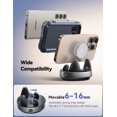 thumbnail image 5 of JOYROOM Car Phone Holder, Dashboard Phone Holder for Car Compatible with Popsocket and Thick Case, 360° Rotatable & Vertical 30° Adjustable Base Car Mount, Dark Gray, 5 of 7