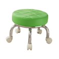 thumbnail image 2 of Taburete giratorio perfecl 360 grados pequeño redondo con polea, 2 of 8