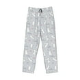thumbnail image 4 of Goofa Fun Rabbit Printed Soft Pajama Pants for Men, Wide Leg Comfy Casual Lounge Yoga Pants-XX-Large, 4 of 9