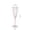 B, variant on Retro Stemmed Glass Goblet, Colorful Floral Wine and Champagne Glass, European Style Decorative Glass Cup for Home Party Tabletop
