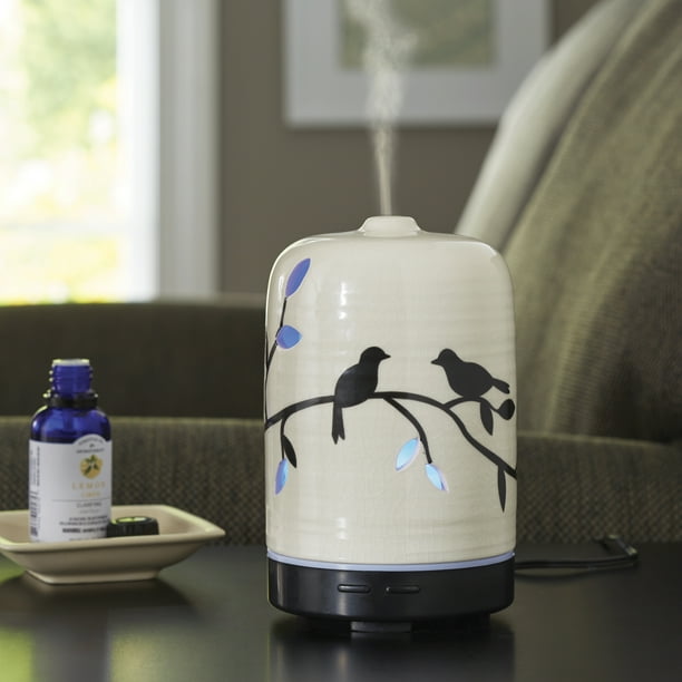 Better Homes & Gardens 100 mL Essential Oil Diffuser, Birds and