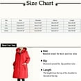 thumbnail image 5 of BODOAO Women's Long Raincoats Rain Jacket Waterproof Hooded Windbreaker Lightweight Coat for Outdoor Women's Extended Hood Thin Work Clothes Household Rainproof and Windproof Use Coat Purple 4Xl, 5 of 9
