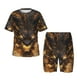 thumbnail image 1 of Balery Cool Black Gold Dragon Conjunto de Pijama Infantil de Manga Corta con Estampado – Ropa de Dormir de Algodón Suave-3X-Large, 1 of 6