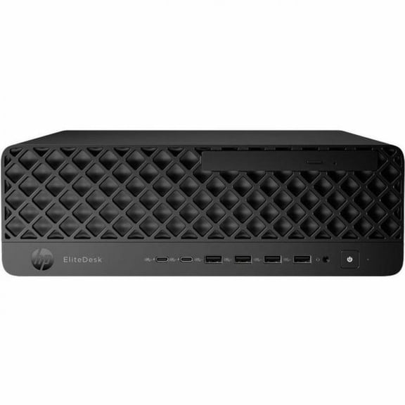HP EliteDesk 8 G1i Desktop Computer - Intel Core Ultra 7 265 - vPro Technology - 32 GB - 512 GB SSD - Small Form Factor - Jack Black - Smart Buy - Intel Q870 Chip - Windows 11 Pro - Intel Iris Xe G...