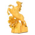 thumbnail image 4 of Caballo Estatua Decoración Decorativa Corriendo Caballo Estatua Caballo Estatuilla Escritorio Caballo Estatuilla Escritorio Ornamento Caballo Estatua Oro Exquisito Hermoso ANGGREK No, 4 of 8