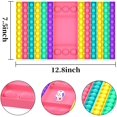 thumbnail image 2 of Big Jumbo Pop Its It Fidget Gigante Mega Push Bubble Popit Poppet Popper Figet Grande Enorme Rainbow Poppit Pop-It Popet Juego Tablero de ajedrez Sensory Figette para niños Adultos Adepaton WMCH-427, 2 of 7
