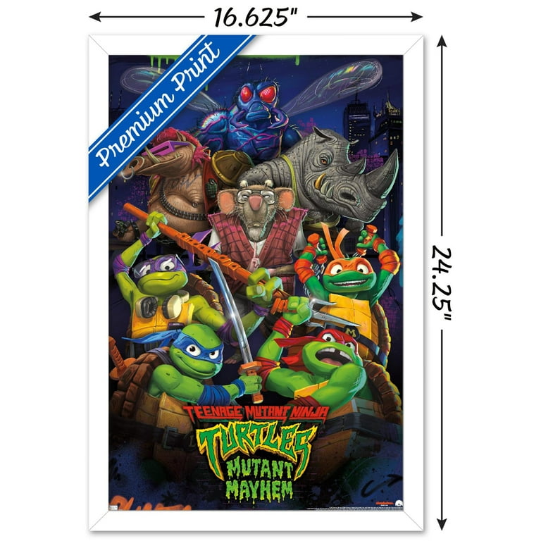 Teenage Mutant Ninja Turtles: Mutant Mayhem - Group Wall Poster