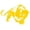 Yellow, variant on Panther Hunting Car Vehicle Body Window Reflective Decals Sticker Decoration
