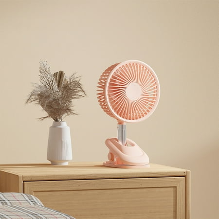 

New Year Reset Dvkptbk Desk Fan Mini Fan Powerful Small Personal Portable Fan 3 Speed USB Table Fan Clip On Fan Clip & Desk Fan Quiet Operation For Office Dorm Bedroom Stroller