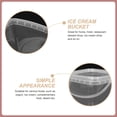 thumbnail image 3 of MesaSe Transparent Polypropylene Fracture Resistant Ice Cream Food Storage Jar (10 Count), 3 of 6