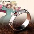 thumbnail image 2 of Anime Howl's Moving Castle Cosplay Ring Hayao Miyazaki Sophie Howl Costumes Unisex Metal Rings Jewelry Prop Accessories Gift BL 1PCS, 2 of 6