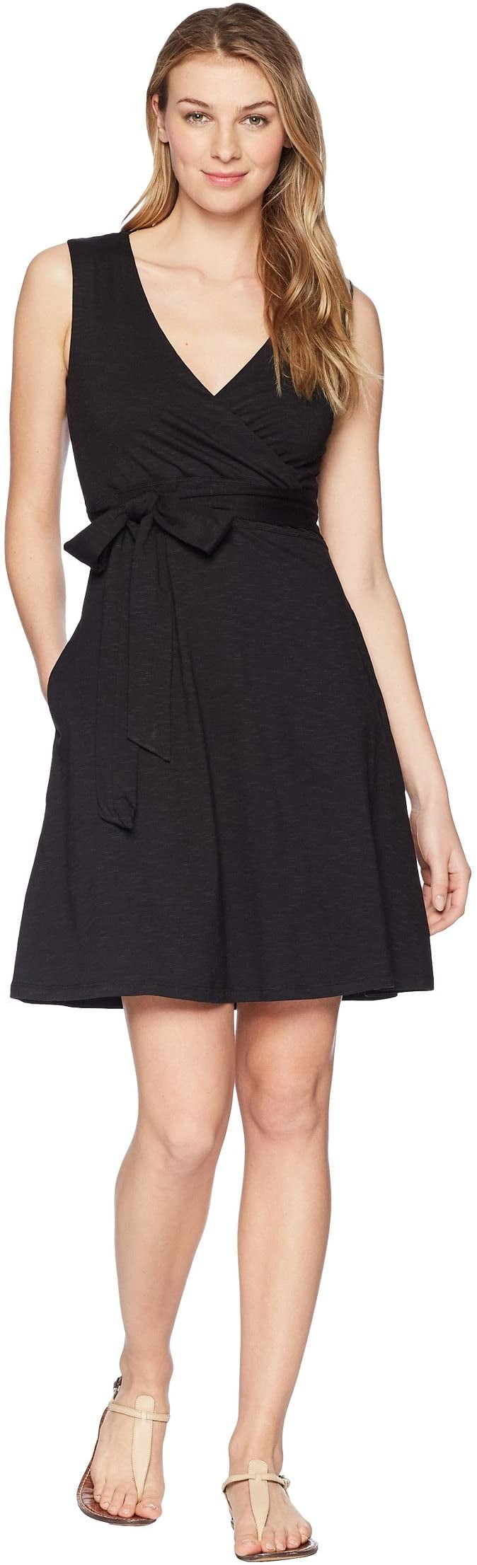 toad&co cue wrap sleeveless dress
