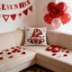 thumbnail image 4 of Funda de almohada con estampado de corazones de San Valentín | Decoración festiva para sofá y dormitorio | Funda de cojín de poliéster de 45 x 45 cm con cremallera oculta, 4 of 6