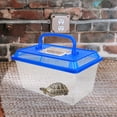 thumbnail image 2 of Turtle Tank with Platform Creative Turtle Carrying Box Tank Practical Turtle Tank Aquarium, 2 of 8