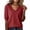 128#Vermilion, variant on Womens Sweaters Short Sleeve V Neck Lightweight Knit Cozy Loose Summer Pullover Blouses Tops Tee