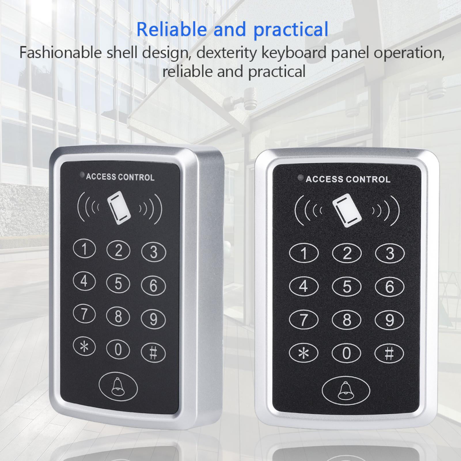 Access Control-Tastatur EM-Kartenleser Door Entry Controller+10RFID keyfobs Home 