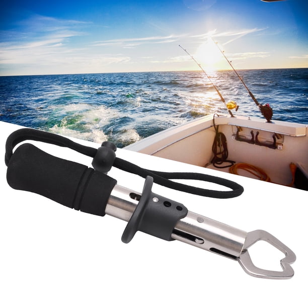Pince à Lèvres Professionnelle ENTsport - Acier Inoxydable Avec Pèse-poisson Intégré 40lbs